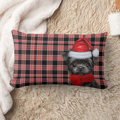 Petmate Rectangular Plaid Pillow Dog Bed