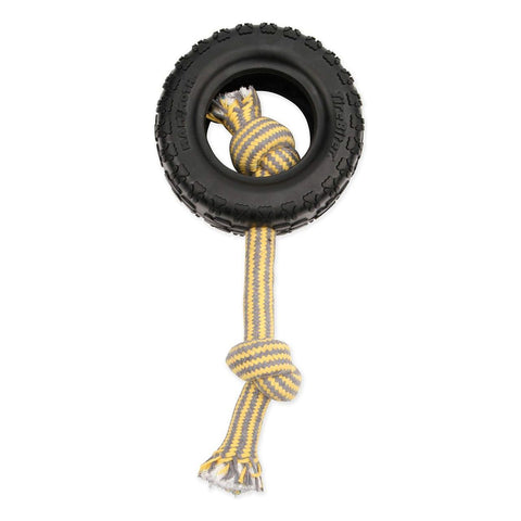 Fur Baby Buddies Mammoth TireBiter II Rope Dog Toy 6" Dimeter