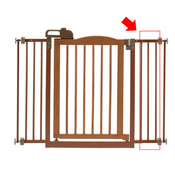 Richell One-Touch Gate II Extension in Brown
