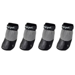 Waterproof, anti-slip dog socks with silicone soles for paw protection and grip on slippery surfaces.Waterproof, anti-slip dog socks with silicone soles for paw protection and grip on slippery surfaces.