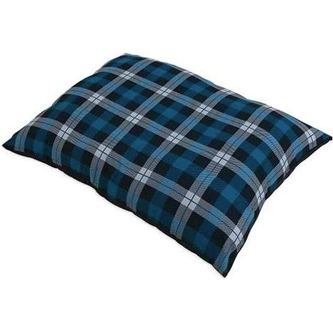 Plaid Pillow Dog Bed
