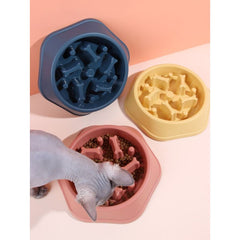 Slow Dog Feeder Medium/Mini Blue