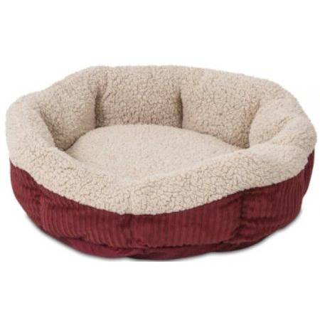Fur Baby Buddies Self Warming Pet Dog Bed - Spice & Cream