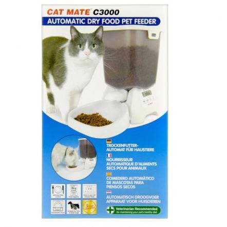 Automatic Pet Cat and Small Dog Dry Food Feeder