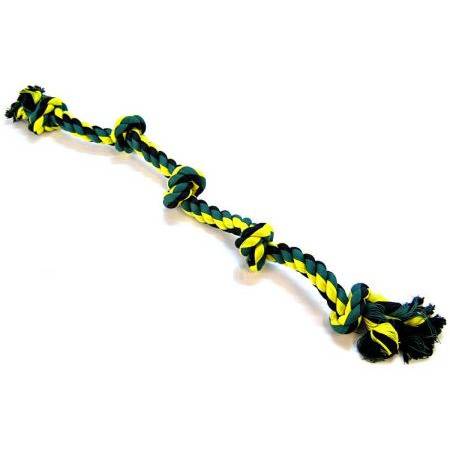 Flossy Chews Five Knot Tug Toy for Dogs- X-Large 3' Long