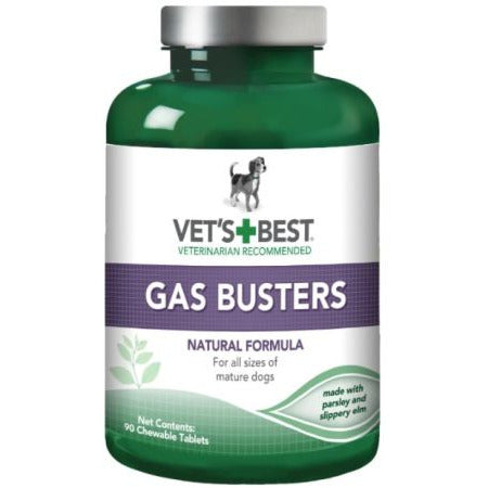 Vets Best Gas Busters For Dogs 90 Chewable Tablets